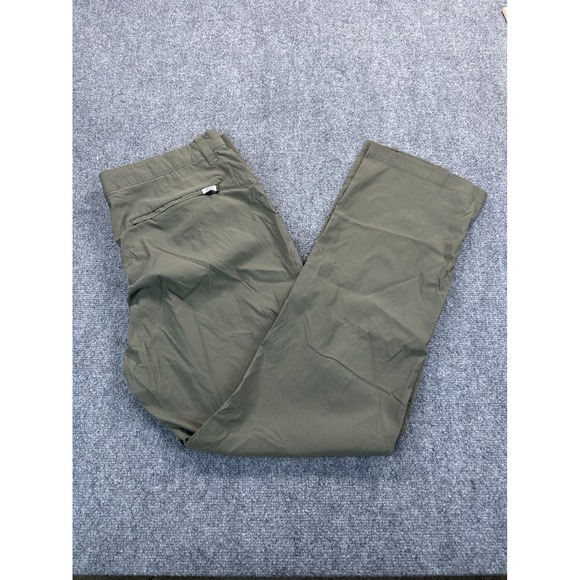 Orvis Trek Tech Pants Men's 38x32 Green Outdoors Hiking Camping Athletic Stretch - Picture 1 of 14